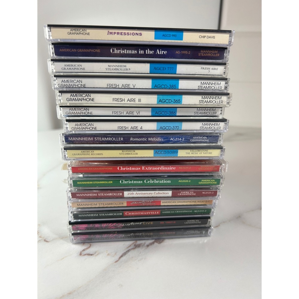 Mannheim Steamroller Chip Davis CD Lot 15 Fresh Aire Christmas Holiday New Age